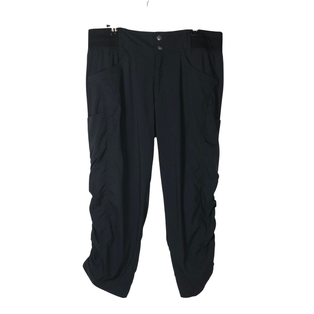 Title Nine Recycled Clamber 2.0 Hiking Capri Size 12 Black Outdoor Gorpcore